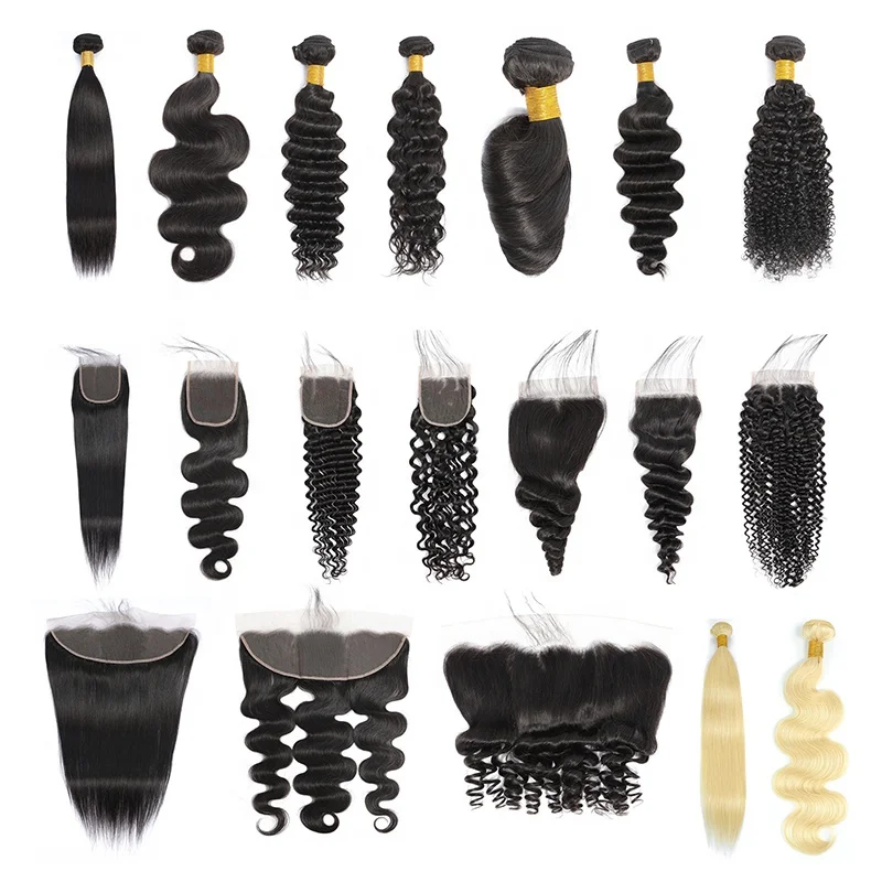 wholesale virgin deep curly hair bundles human bulk human hair extension bundles with closure