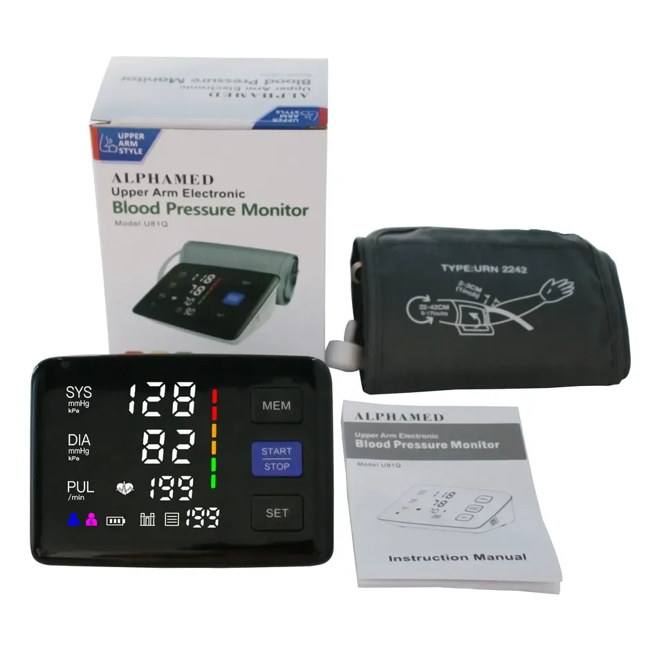 OEM Blood Pressure Monitor Upper Arm Smart Sphygmomanometer Automatic Bp Machine Digital Upper Arm Blood Pressure Monitor