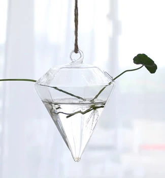 Glass Hanging Air Planters hydroponic vase Terrarium Containers Flower Pots for Succulent Home Garden Decor