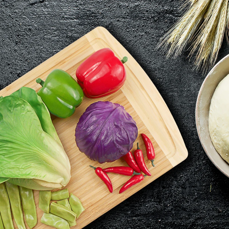 Best Christmas Extra Large Bamboo Cutting Board Organic Wood Butcher Block Wooden Carving Chopping Board