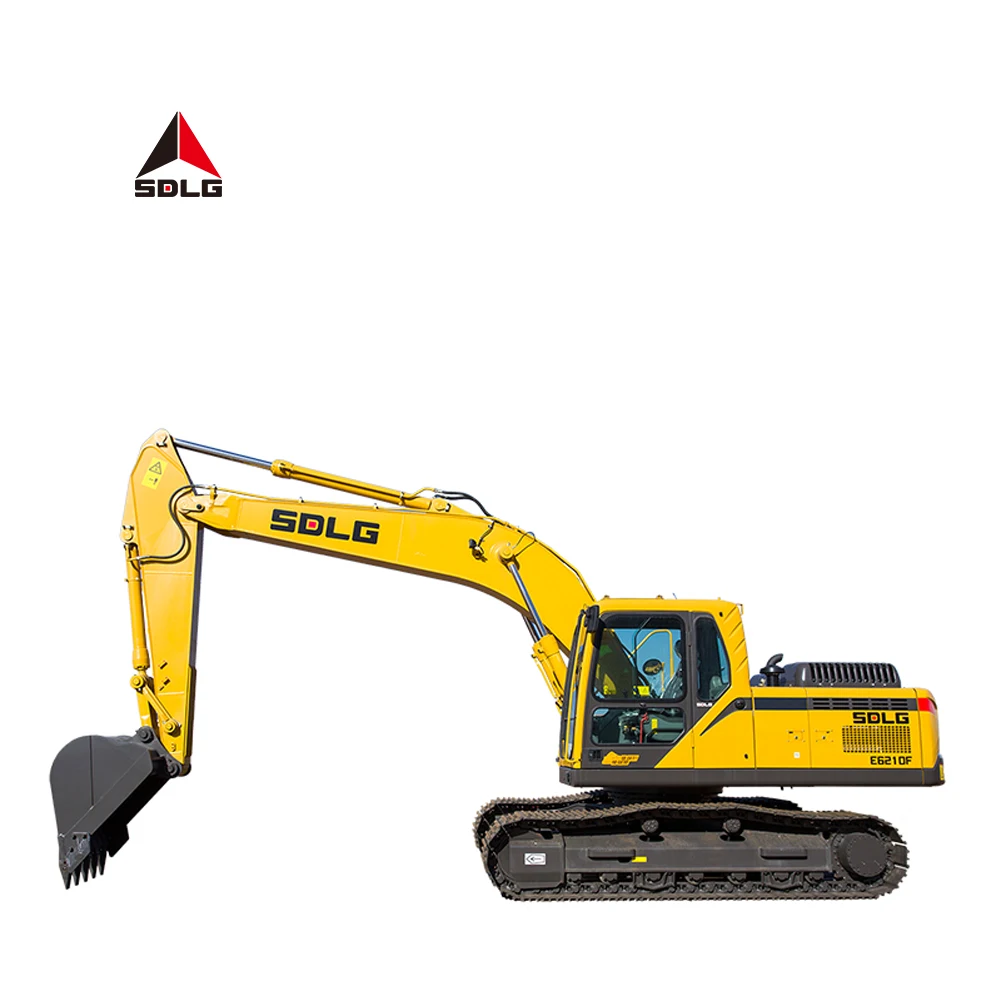 SDLG E6210F China brands medium  21 ton digger bagger volvo hydraulic excavator machine  21t with 0.9 cbm bucket