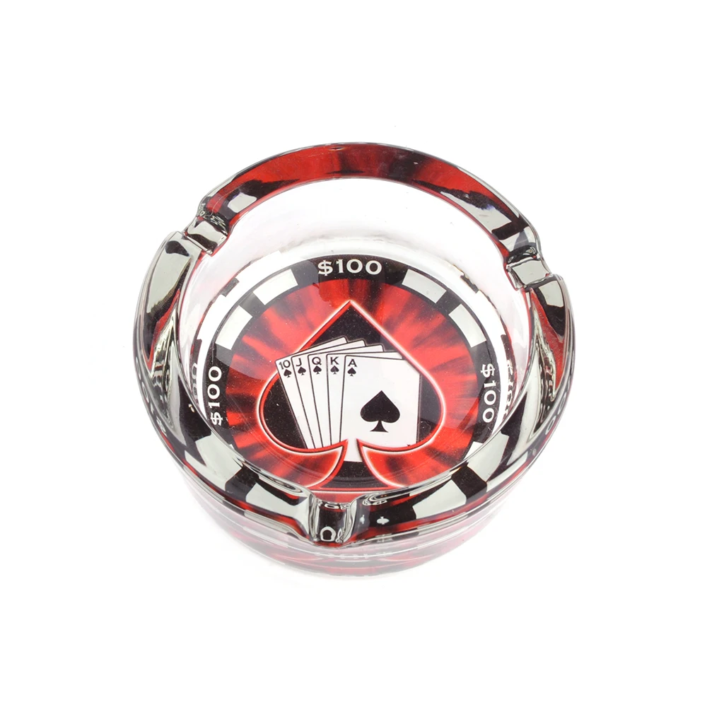 Fashion design modern glass smoking ashtrays wholesale