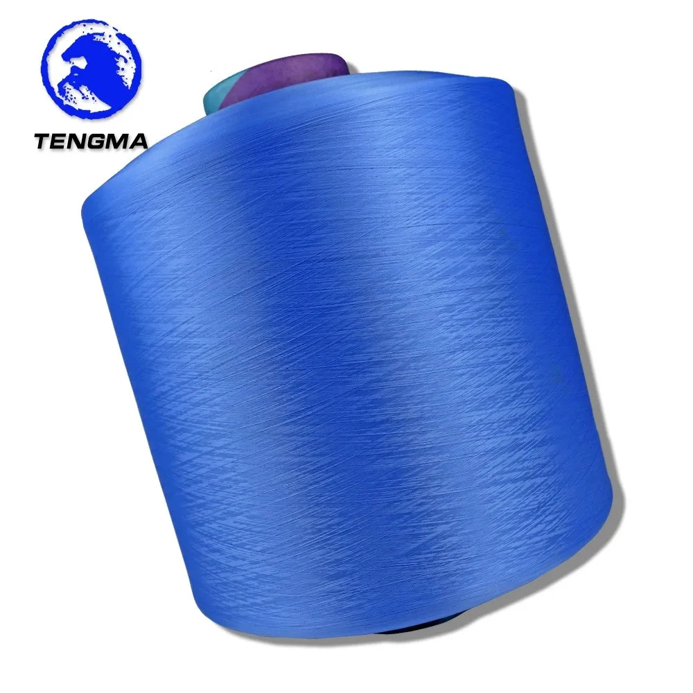 AA grade yarn raw 150/48 polyester dty pp yarn for fabric knitting