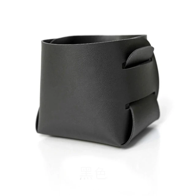 p015 Colorful PU Leather Office Tray Box Desktop Make Up Tray For Cosmetic Flower Storage Basket Organizer