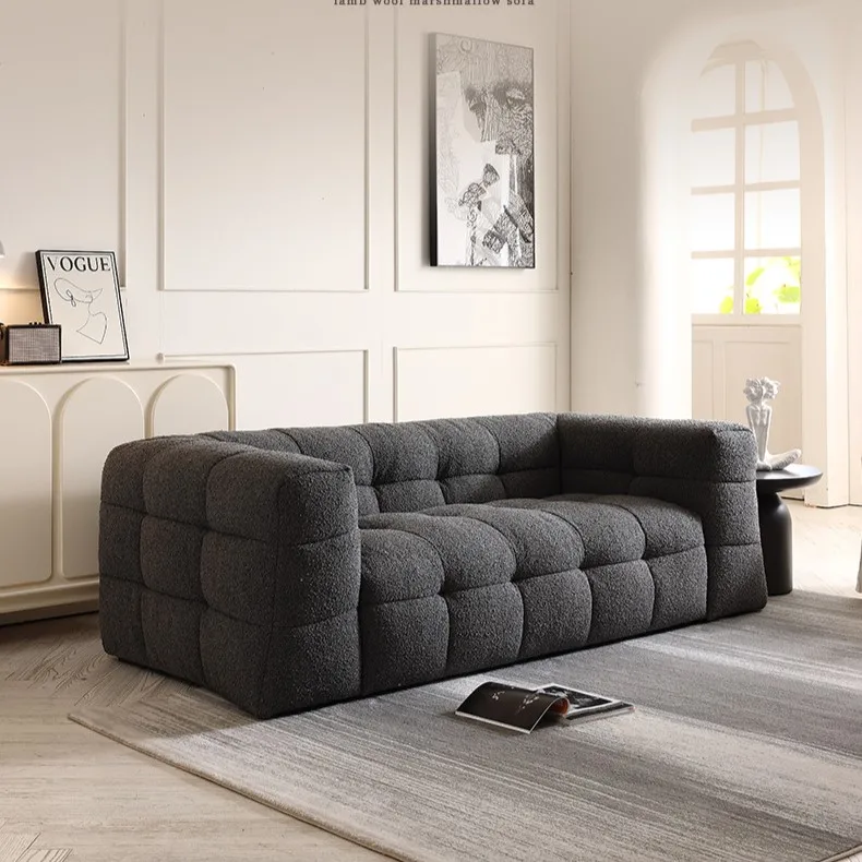 High Quality Compression-sealed Vacuum Sofa Set Sponge Vaccum Compressed Sofa Fabric Modern Sofa Leisure Area