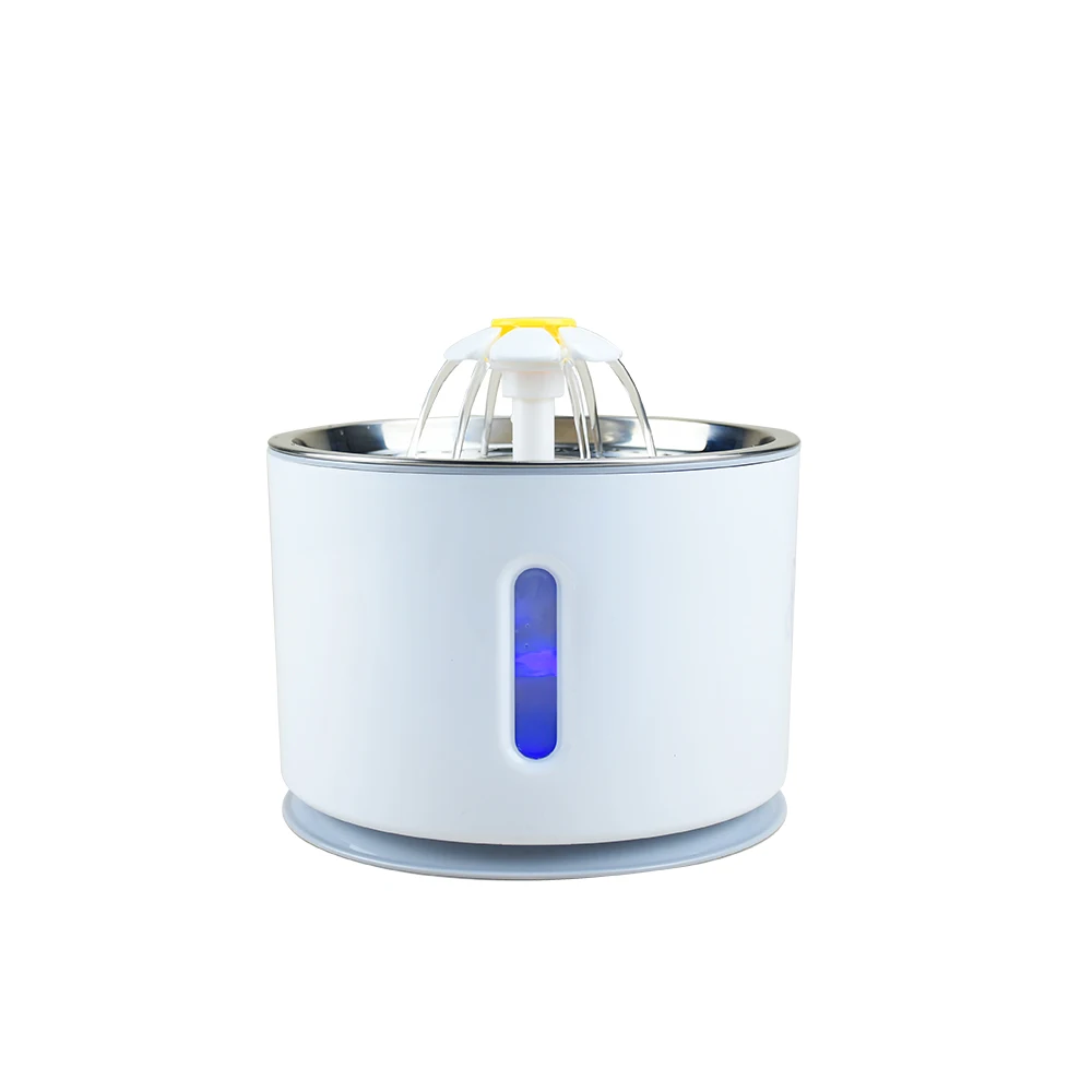2.4L Automatic Running Water Fountain for Cats and Dogs 4-Layer Filter Smart Pet Drinker Dispenser Pet Bowls & Feeders