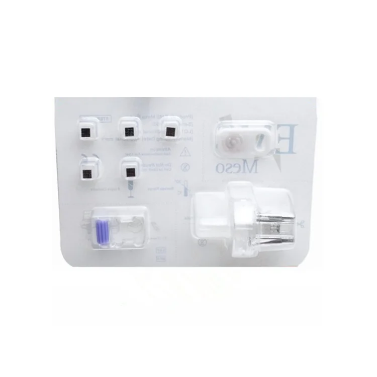 Consumable Nano ChipSet Cartridge Crystalline Replacement RF Head with EMS Mesotherpay Device
