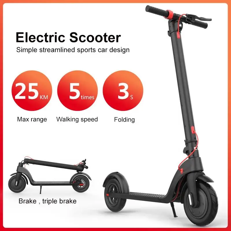 2023 best selling The U.S. EU warehouse extremely fast shipping 350W 36V 5ah 10-inch tires off-road air tires folding scooter