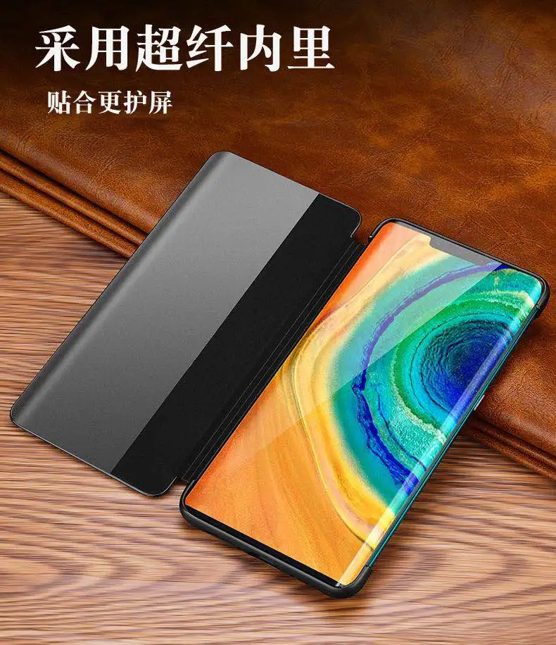  Горячая Распродажа прозрачный флип-чехол для Huawei Mate 30 Pro Роскошный чехол смартфона