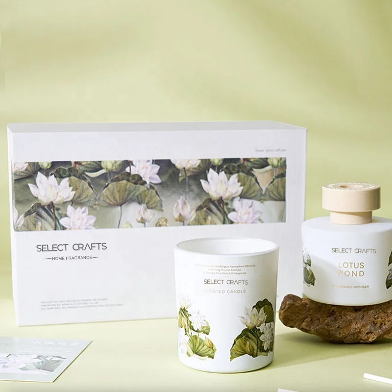 Wholesale Customize Handmade Home Decoration 100 ml Glass Bottle Essential Oil Scented Reed Diffuser