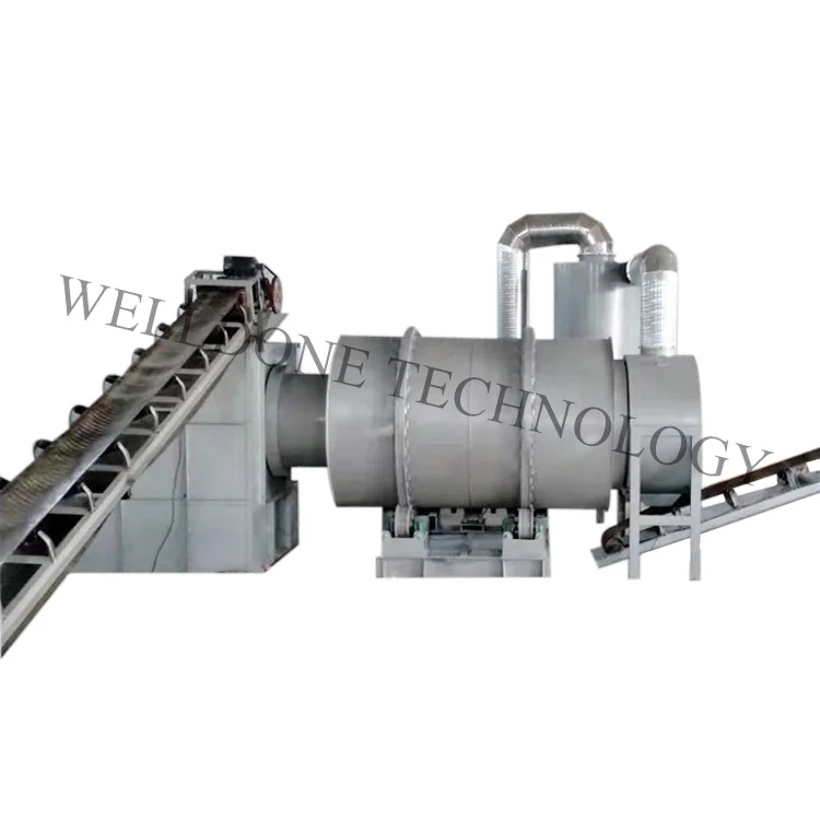 New Design Biomass Sawdust Dryer Wood Chips Paddy Straw Rotary Drum Dryer