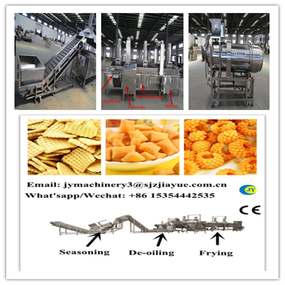 Doritos Continuous Frying Machine For Fried extruded Snacks
