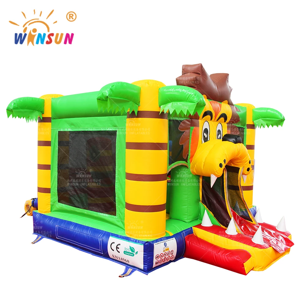 Winsun Factory Inflatable Water Slide PVC  Jumping House Castle Commercial Customized Lion Inflatable Bouncy