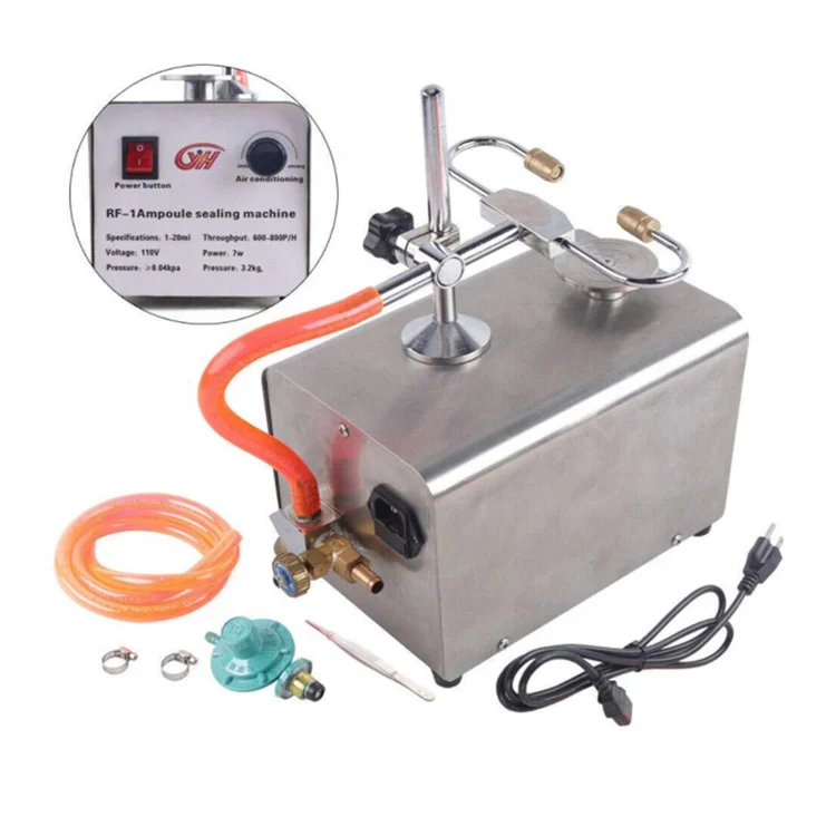 Lab Ampoule Sealing Machine RF-1 Manual Amber Vial Sealing Sealer Equipment