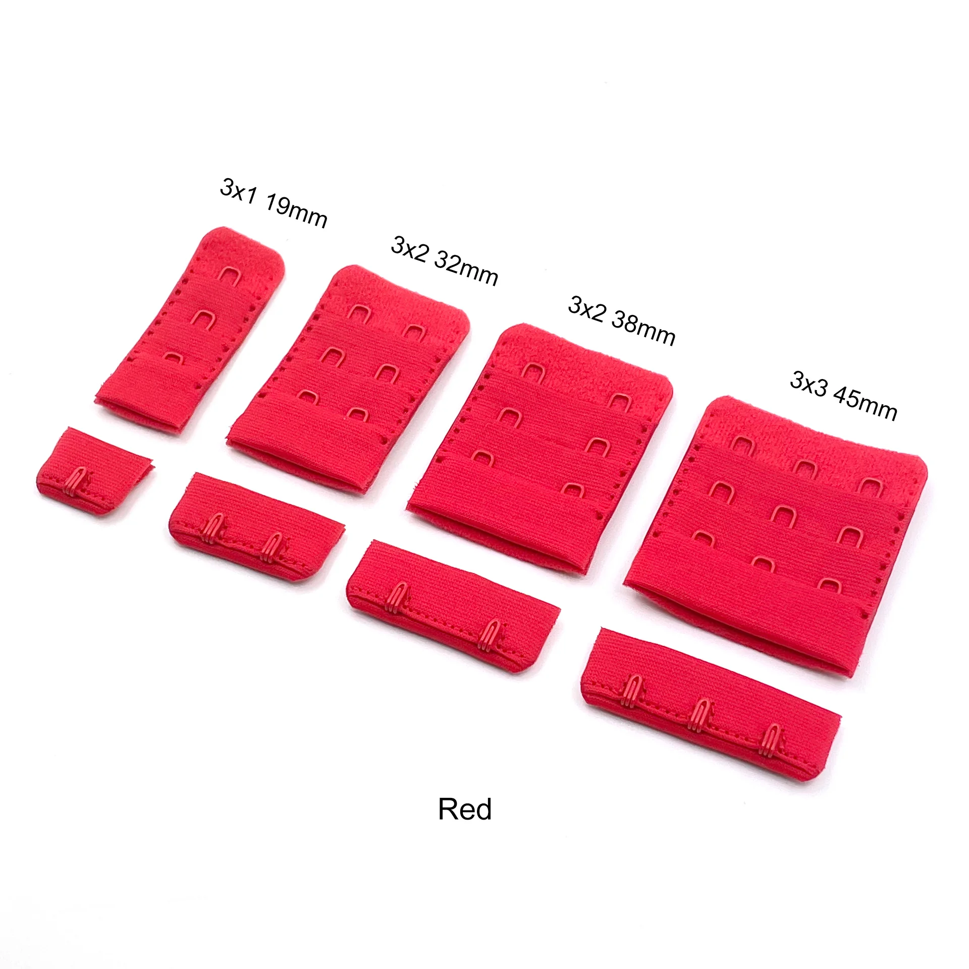 Bra back fastener bra strap hook and eye closure