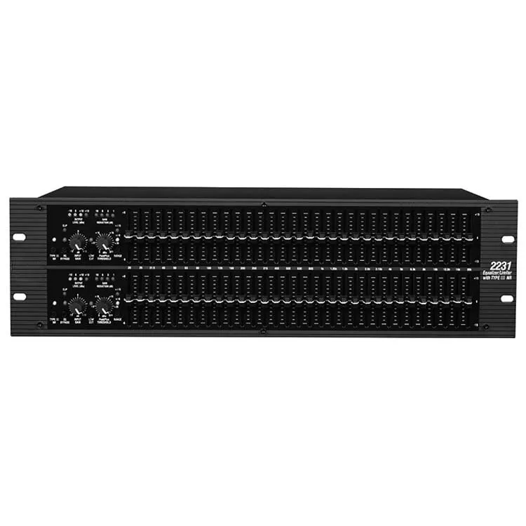 GAX-2231 DJ sound system dj equipment Dual Channel 31 Band Graphic Equalizer audio Equalizer