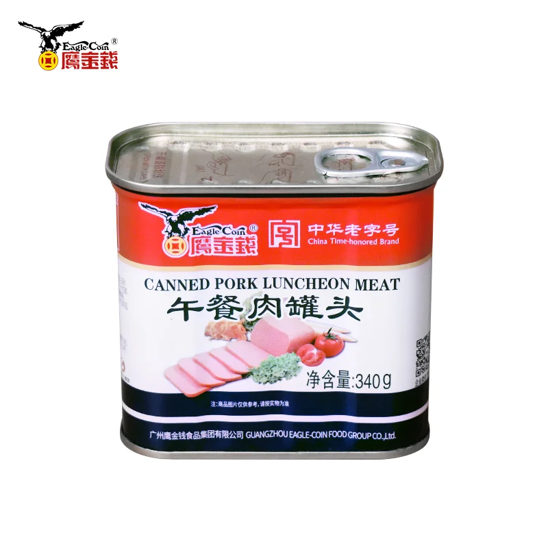 Easy Open canned-pork-luncheon-meat High Protein canned meat luncheon Canned Food supplier canned meats