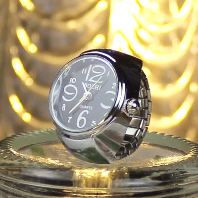 Korean fashion wholesale Individual men and women finger watch hot selling lovers ring watch ring