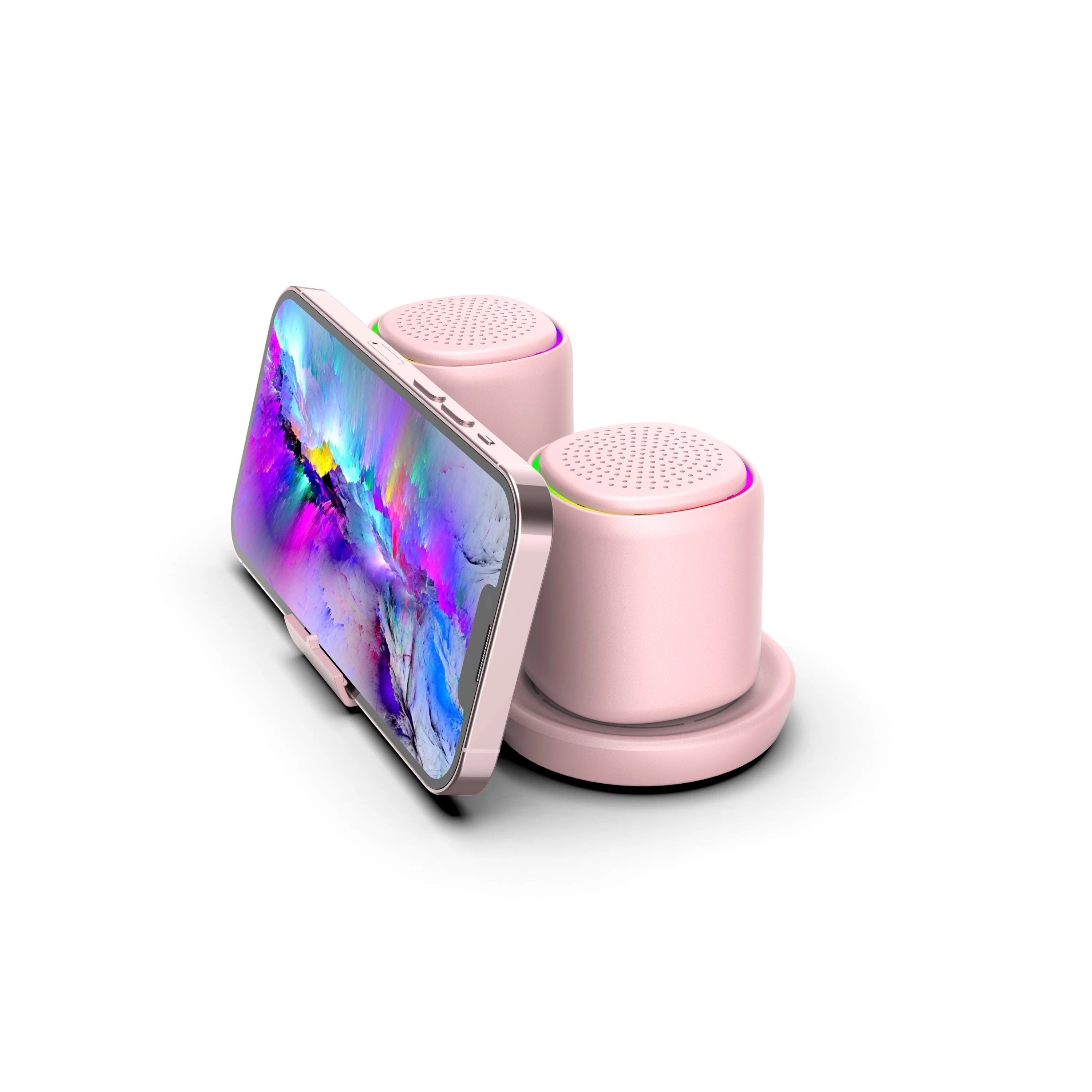 Anodized Bushing HIFI Parts Factory Supply Fabricated Red Mobile Phone Plain Computer Wireless OEM Customized Item 2.0 Speaker