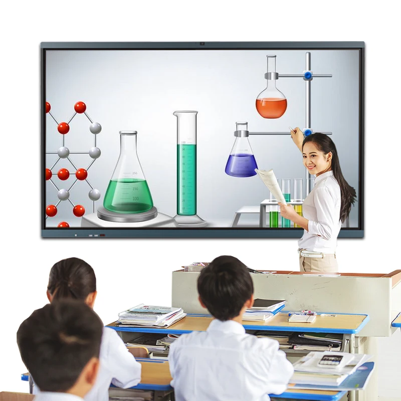 55 65 75 86 98 Inch Smart Board Interactive Whiteboard 4K Electronic Lcd Touch Tv For Classroom