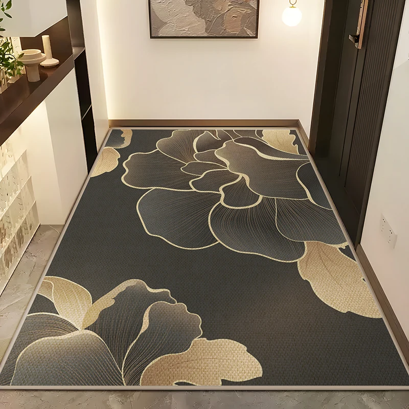 Water Absorbent Non-Slip Rubber Rugs Factory Custom   hallway door mat