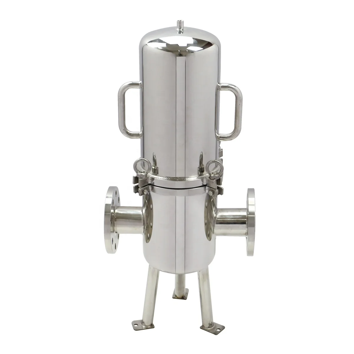 New product high-grade finish welds titanium air purification treatment gas filter housing machine