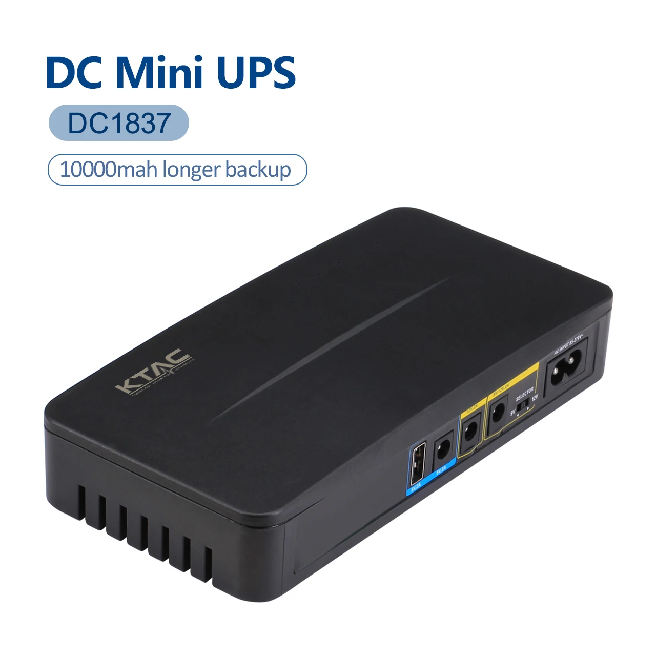 smart online mini dc wifi router ups 18w 10000mah for WiFi Router DVR CCTV Camera Modem