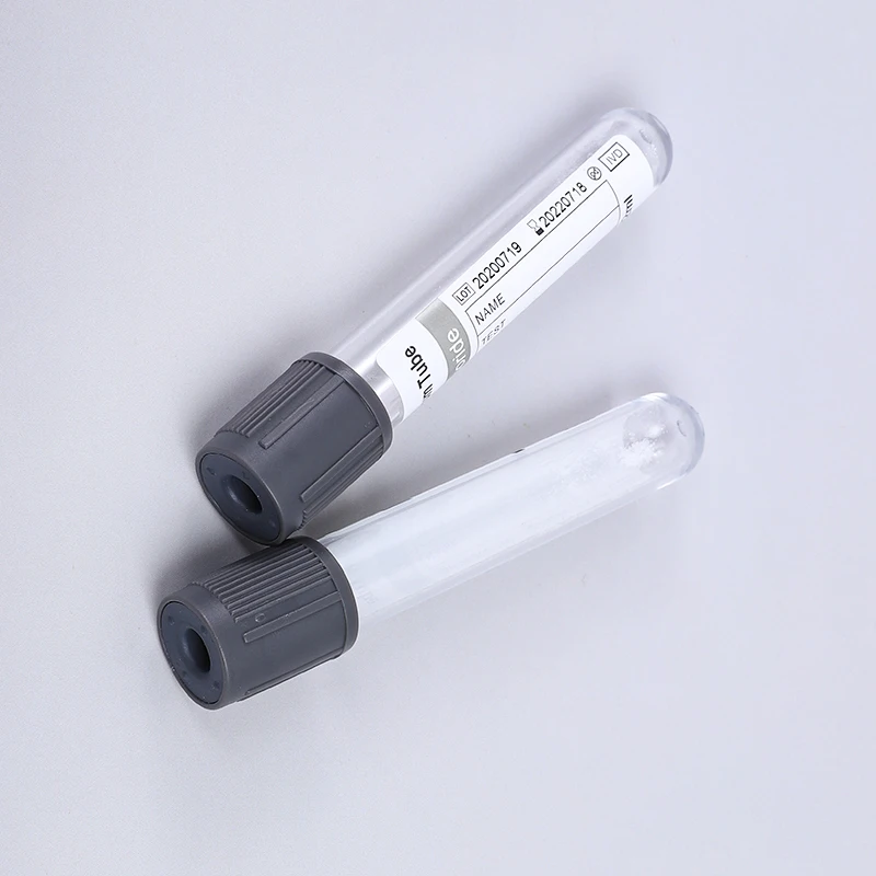  CE Certified factory PET glass medical vacuum plain blood collection