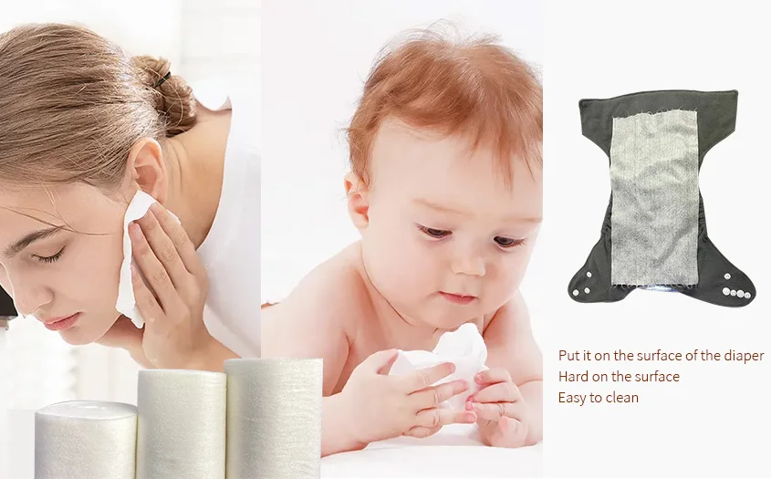 100% Biodegradable bamboo nappy liner pocket diaper liner