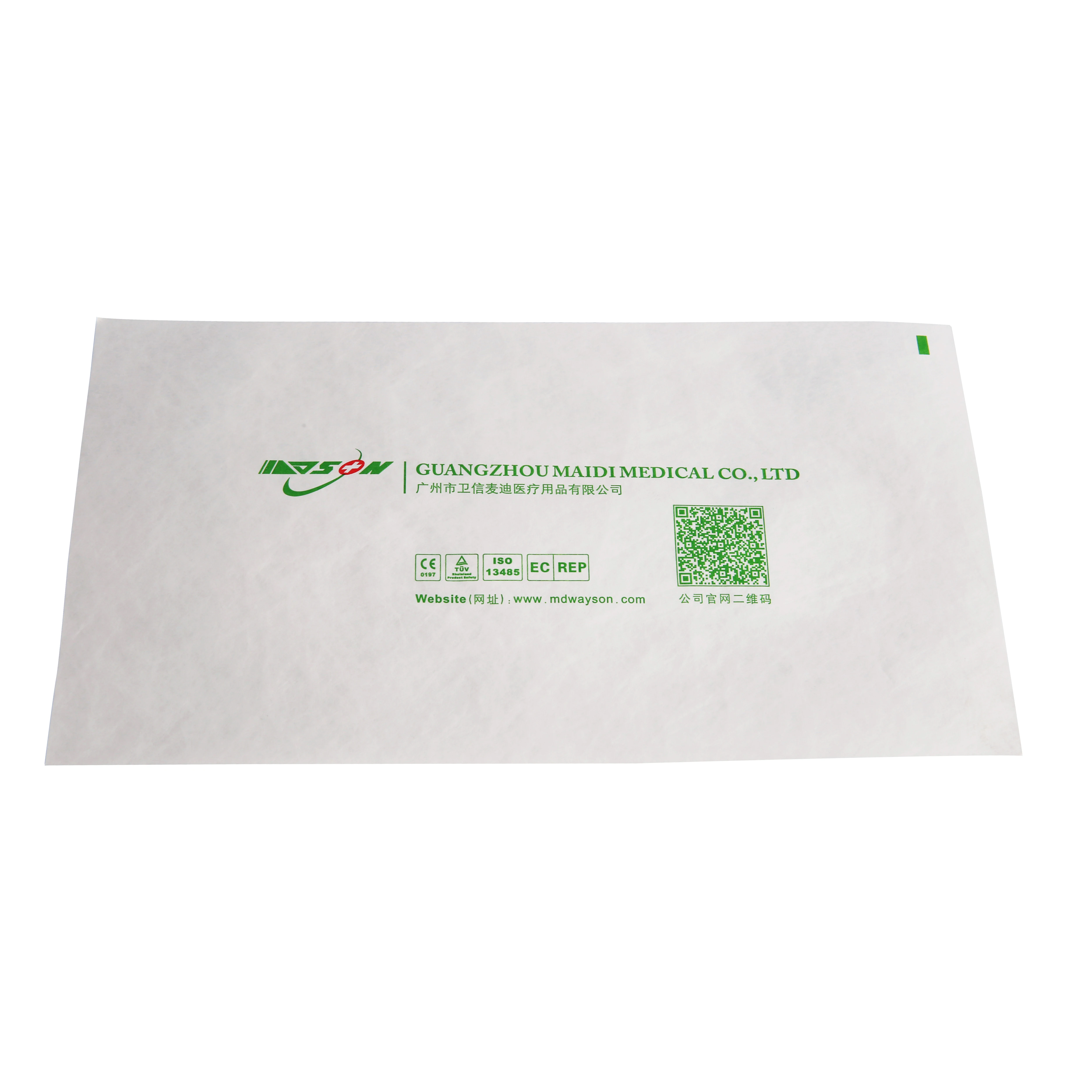 OEM Tyvek Paper Coated Tyvek Lid 1073B/ 1059B/ 2FS Medical Packaging Plasma and EO Sterilization uncoated tyvek transparent film