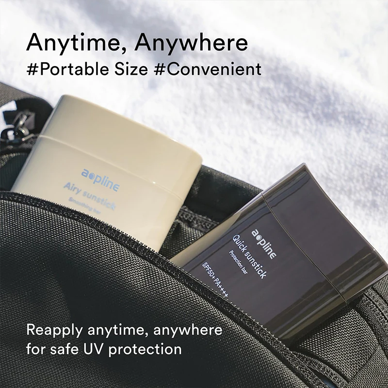 OEM face and body sun protection no whitecast airy sunstick bar sunscreen SPF 50 stick