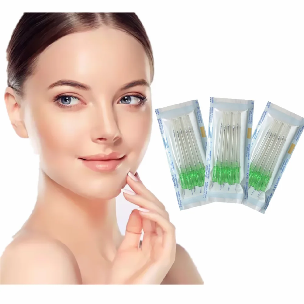 2021 new 19G100mm Cog 3d surgical suture needle with thread  face lifting thread Factory price Various models can be customized