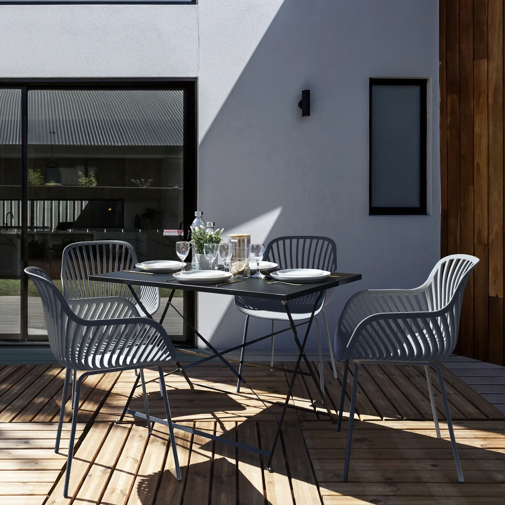 Round Back Cheap Colombia Transparent Stackable Armless Outdoor Pp Tree Shape Plastic Chair For Events