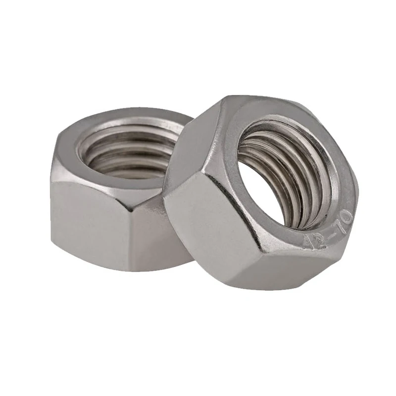 Factory Supply DIN ISO Ti 6Al4V Titanium Bolt Hex Nut GR2 GR5 for Racing Car