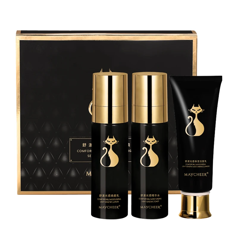 Maycheer Beauty Product Face Lotion Skincare Kit Facial Kit 3pcs Anti Aging Moisturizing Nourishing Beauty Skin Care Set