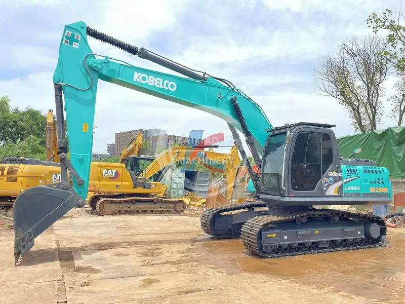Kobelco SK200-8 used excavator 20 ton in stock crawler digger hydraulic machine excavadora backhoe secondhand Kobelco 200