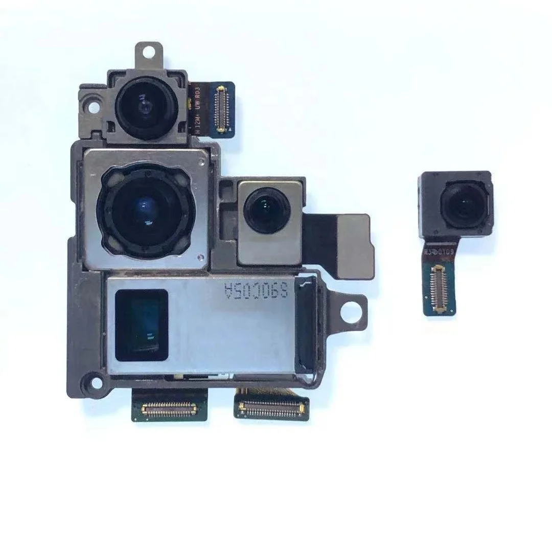 ORI Front and Rear Back Camera For Samsung Galaxy S20 Ultra Main Facing Camera Module Flex Replacement Spare Parts