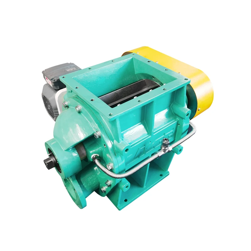 2022 hot sale wear resistant rice husk unloading rotary airlock valve under silos