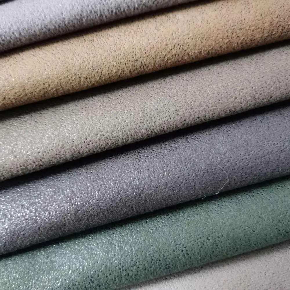 
tela para sofa sequin fabric design imitation leather wholesale knitted plush velvet fabrics 