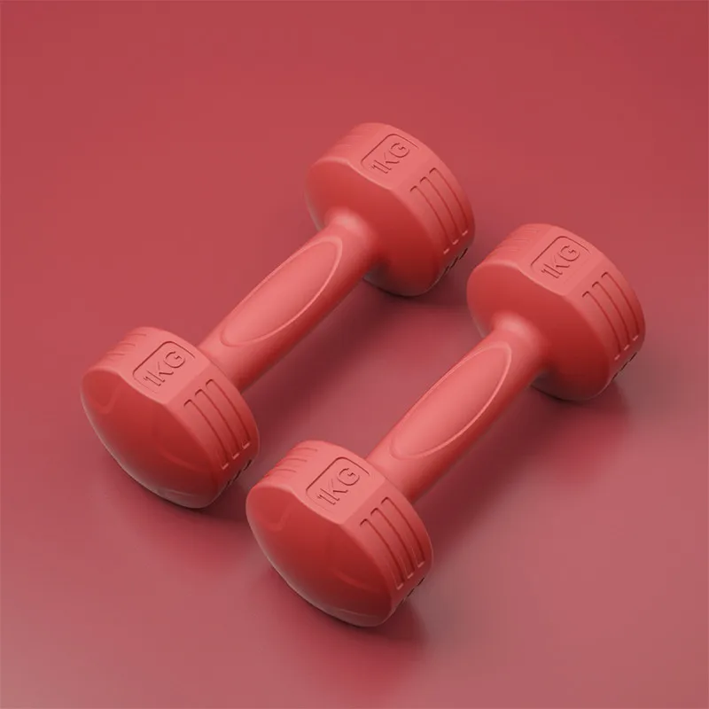 Professional Gym Equipment Fitness 10kg Weights Lifting PE Dumbbell Sets dumbbell 1kg dumbbell manufacturer