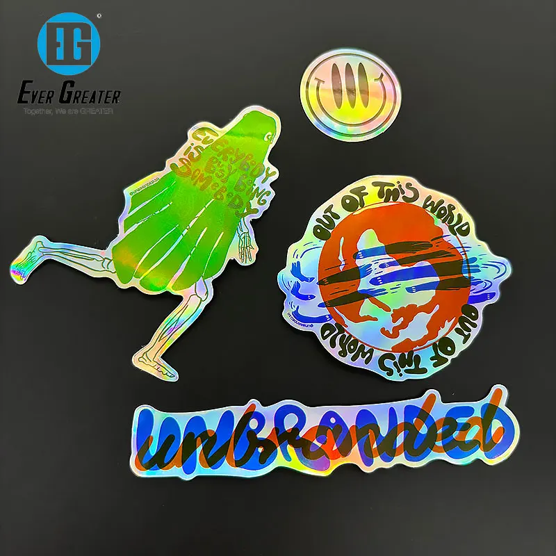 Unique Custom Sticker Set Personalized Laser Printed Cartoon Designs Wholesalers High Quality Custom Decorative Stickers