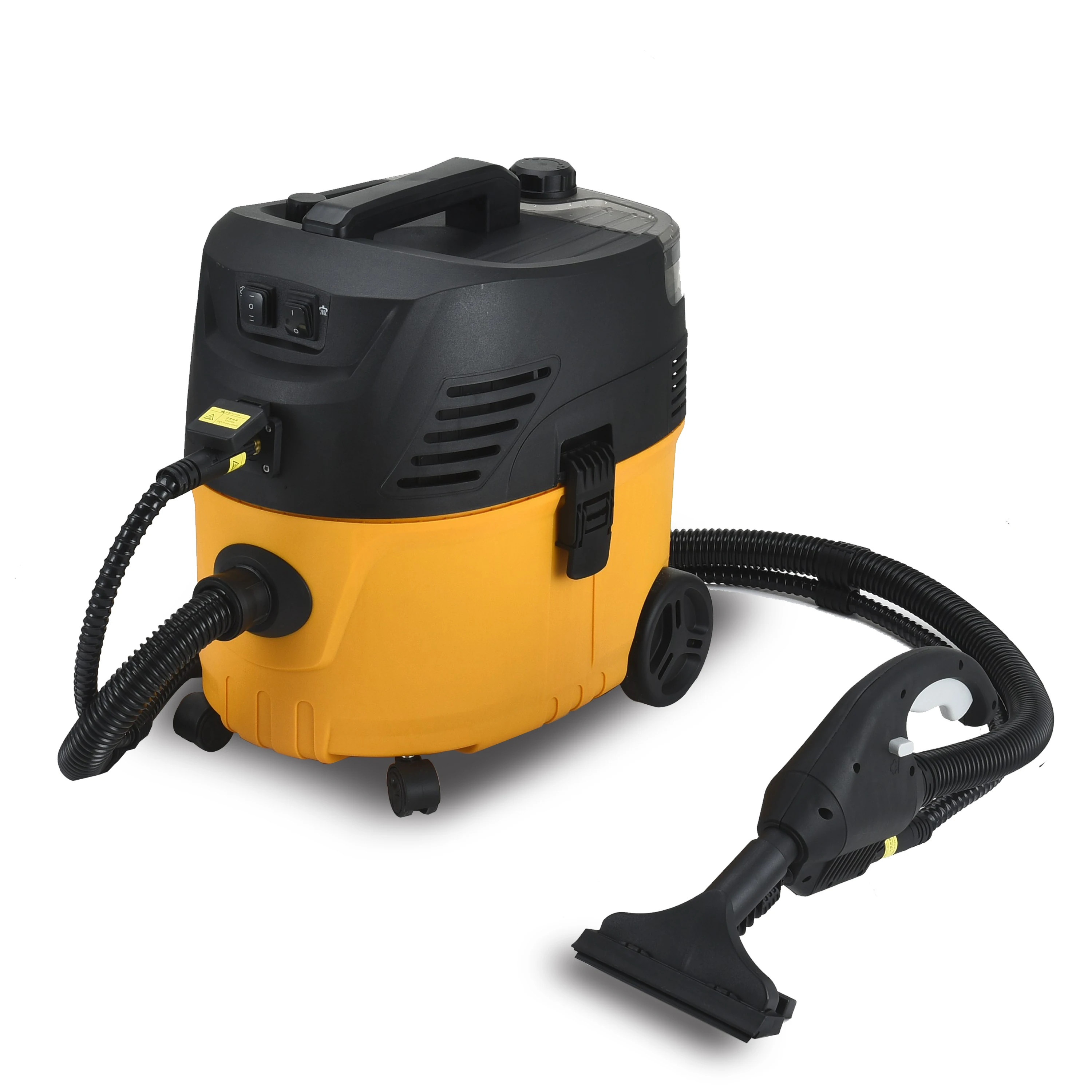 Spray Washing Cleaning High Temperature Steam Sterilization Cleaning Oil Vacuum Cleaner and Steem for Car with Bag Cyclone 25L