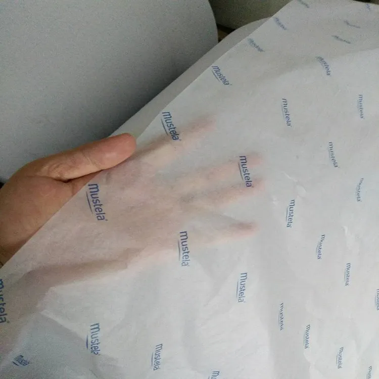 
Half clear food grade wax paper sheet for foods wraps 