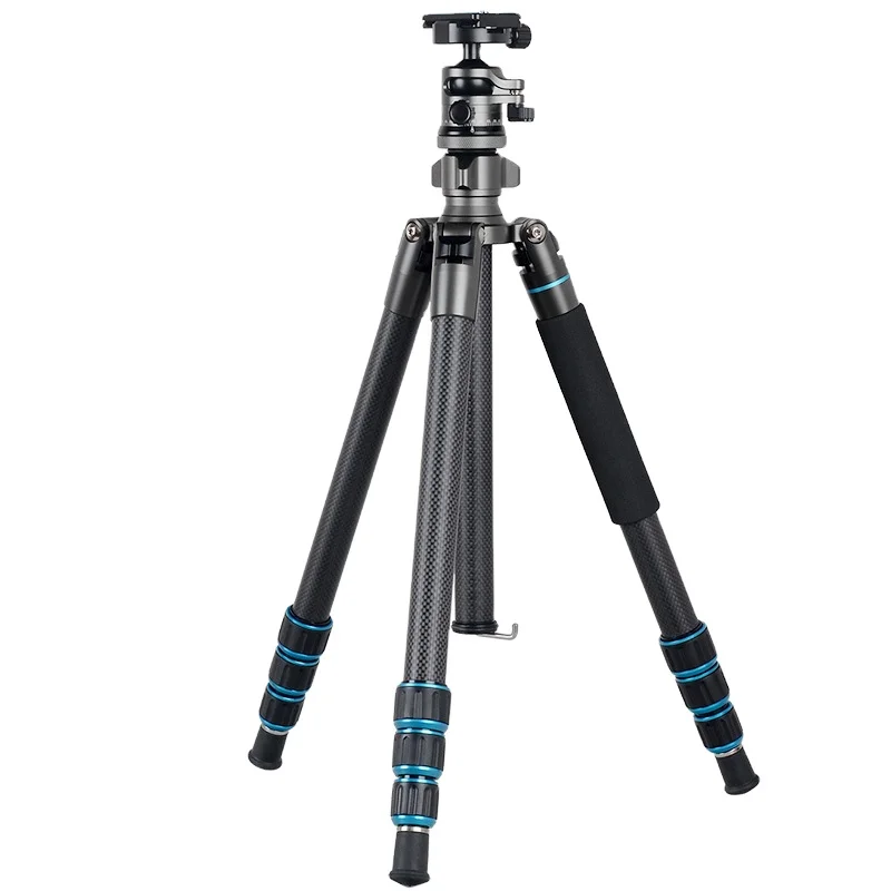 XILETU  Hot GIZOMOS GA-26C4 Professional Lightweight  carbon fiber tripod for camera