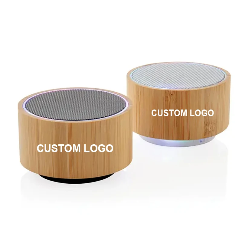 Cheap OEM Promotional Gifts Outdoor Portable Round Mini Gaming Speaker Eco-friendly Wireless Speaker True Wireless Music Speaker
