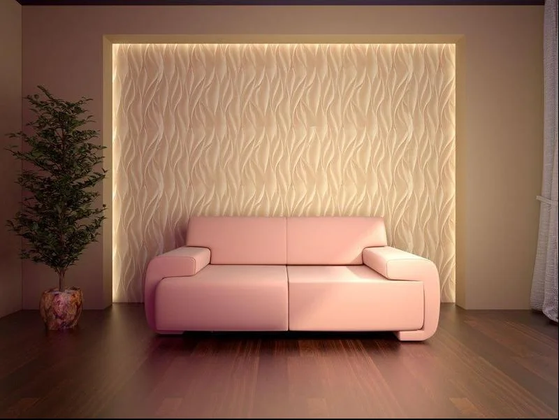 
3d Artificial Wall Panel Interior Trim Side Mold 