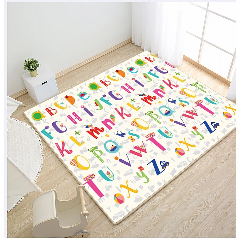 Double Side Soft Foam Foldable Kids Crawling mat Baby Floor Play Mat