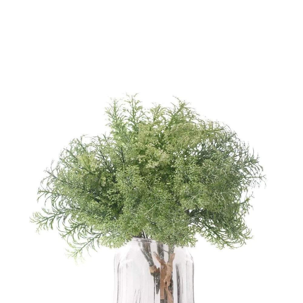 44cm Long INS Wind Fake Wormwood Plant Wall Home Decoration Cross-Border Wedding Party Dried Flowers Plants Wholesale Artificial