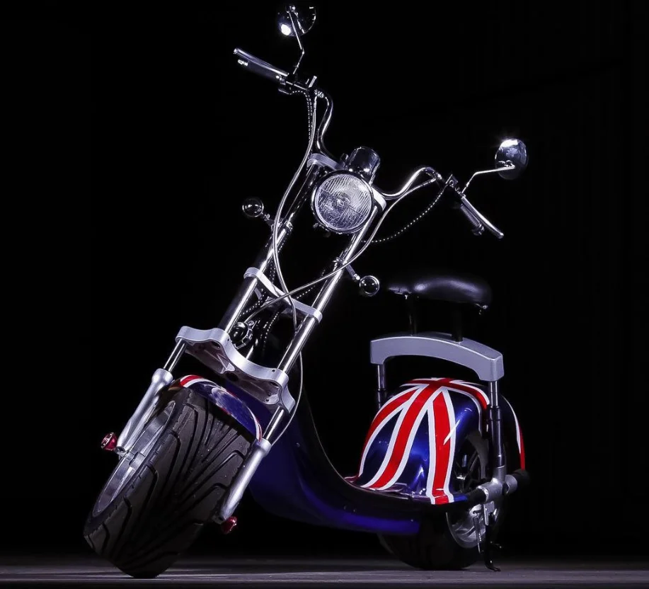 
European Warehouse Dual motor high speed foldable wide wheel electric motorcycle scooter for adults 