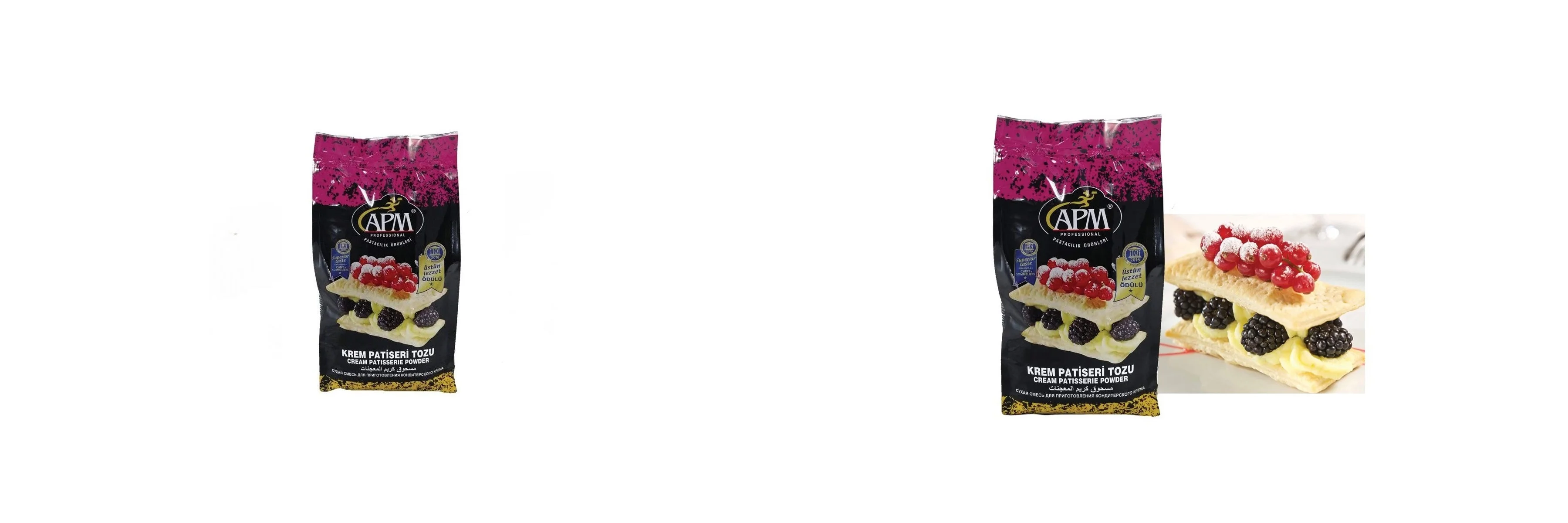 APM Cream Patisserie (Pastry Cream) (Custard Cream) Powder In Small Bags For Pastry Industry And Sector